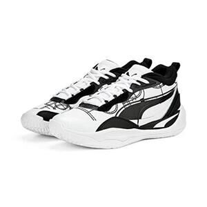 NWT PUMA Men’s Playmaker Pro Basketball Shoes White/Black Size 8.5